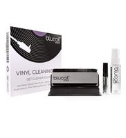 Blucoil Cleaning Kit for Turntable Stylus, LP and Vinyl Records - Anti-Static Carbon Fiber Brush, Velvet Record Cleaning Brush Stand 30ml Vinyl Record-Cleaning Solution 3.5ml Stylus Cleaner Fluid