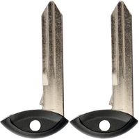 KeylessOption Replacement Emergency Key Fob Blade Replacement Insert (Pack of 2)