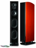 Polk Audio LSiM 707 Ultimate Floorstanding Loudspeaker | Dynamic Balance & PowerPort Technology | Bi-Wire & Bi-Amp | Single, Mount Vernon Cherry