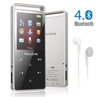 MP3 Music Player with Bluetooth 4.0,Valoin Multifuncion Digital Audo Player with Pedometer