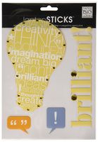 me & my BIG ideas Removable Laptop Sticker, Light Bulb