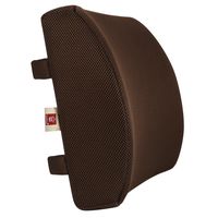 LoveHome Memory Foam Lumbar Support Back Cushion with 3D Mesh Cover Balanced Firmness for Lower Back Pain Relief - Ideal Back Pillow for Office Chair and Car Seat - Coffee