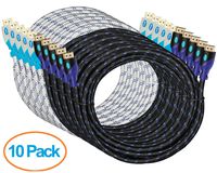 Aurum Ultra Series - High Speed HDMI Cable with Ethernet 10 Pack (1.5 Ft) - Supports 3D & Audio Return Channel [Latest Version] - 1.5 Feet - 10 Pack