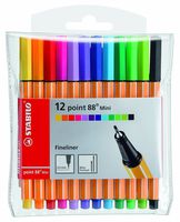 Stabilo Point 88 Pen Sets mini wallet set set of 12 Pack-2