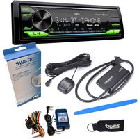 JVC KD-X370BTS Digital Media ReceiverW/BT, USB, Amazon Alexa + SirusXM Radio Tuner & Swi-RC Control Interface