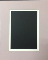 Pack of 10 8x10 Lavender and Cream Double Picture Mats Cut for 5x7 Pictures