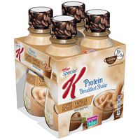 Kellogg's Special K Coffee House Breakfast Shake, Vanilla Cappuccino, 10 Ounce, 4 count, (Pack of 6)