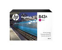 HP 843A (C1Q59A) PageWide XL Magenta Ink Cartridge 400 mL Ink, Standard Yield