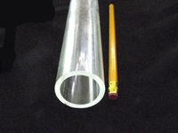 Devardi Glass COE 33 Boro Tubing, 1 Clear 38mm x 3mm (1.5 inch) Borosilicate 12" Tubes