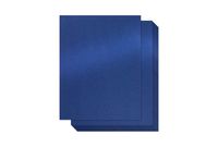 Navy Blue Shimmer Paper - 100-Pack Metallic Paper, 80 lb Text, Double Sided, Printer Friendly - Perfect for Weddings, Birthdays, Craft Use, Letter Size Sheets, 8.5 x 11 Inches