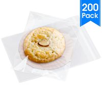 Pack It Chic - 3" X 5" (200 Pack) Clear Resealable Cellophane Cello Bags - Fits 3X5 Prints & Photos - Self Seal (More Sizes Available)