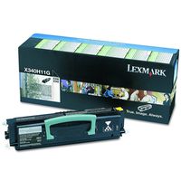 Lexmark X340H11G High-Yield Return Prgrm Toner, 6,000 Pg-Yld, Black