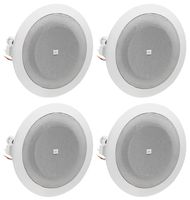 JBL 8124 - Full-Range In-Ceiling Loudspeaker with 70 Volt/100 Volt Taps (4 Pack)