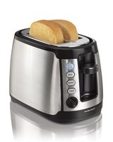 Hamilton Beach Keep Warm 2 Slice Toaster, Silver with Black (22811)