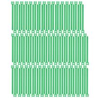Pasow 100pcs Reusable Fastening Cable Ties Adjustable Wire Management (8 Inch, Green)