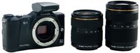Kodak PIXPRO S-1 Compact System Digital Camera with 12-45mm Lens, 42.5-160mm Lens and 3" Articulating LCD Screen (Black)