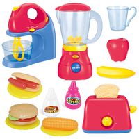JOYIN Assorted Kitchen Appliance Toys with Mixer, Blender and Toaster Play Kitchen Accessories
