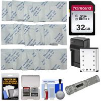 Essentials Bundle for SeaLife DC1400 HD Underwater Digital Camera with Silica Gel + 32GB Card + Tactical LED Torch + Battery + Charger + Accessory Kit