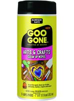 Goo Gone Adhesive Remover Arts and Crafts Clean Up Wipes - 24 Wipes
