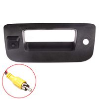 EWAY Tailgate Handle Backup Camera for Chevrolet Silverado GMC Sierra 1500 2007-2013 2500 3500 Heavy Duty 2007-2014 Waterproof Removable Guide Line Reversing Backing Cameras (Black, 1 Pack)