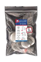 25 Buttons to Cover - Made in USA - Self Cover Buttons with Flat Backs Size 75 with Tool