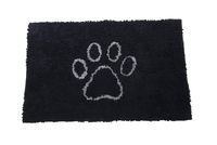 Dog Gone Smart Pet Products Dirty Dog Doormat, Medium, Black Hue W/Light Grey