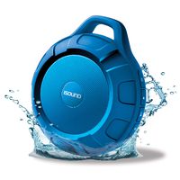 ISound ISOUND-6705 Blue Duratunes Water Resistant and Drop Proof Bluetooth Wireless Speaker - IPX4 Rated with Amazing Sound from a Compact Size