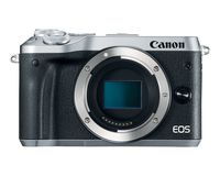 Canon EOS M6 Body (Silver) (Renewed)