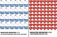 Quiplip Funny Birthday Cards Unsolicited Inspirations, 6-Pack (UI07166PCK)