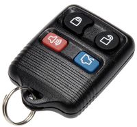 APDTY 24800 Keyless Entry Remote Key Fob Transmitter 4-Button Fits Select 1995-2013 Ford Lincoln Mercury Models (Self-Programmable; Replaces 2S4Z15K601AA, 8S4Z15K601A, F87Z15K601BA, F8DZ-15K601-BA)