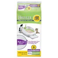 Purina Tidy Cats Cat Litter Accessories, BREEZE Pads Refill Pack Multi Cat Litter - 8 ct. Bag