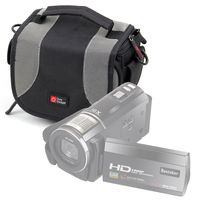 DURAGADGET Portable Carry Case with Padded Interior and Shoulder Strap - Suitable for Canon VIXIA HF R800 Camcorder