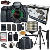 Canon EOS 6D Mark II Digital SLR Camera Bundle with EF 24-105mm f/3.5-5.6 is STM Lens + Accessory Bundle (14 Items)