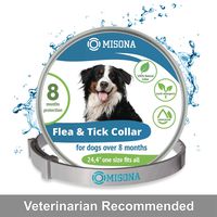 Misona Dog Flea and Tick Collar | Flea and Tick Prevention for Dogs Flea Collars for Small Large Dogs Flea Treatment Flea Protection Pet Flea Tick