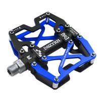MZYRH Mountain Bike Pedals, Ultra Strong Colorful CNC Machined 9/16" Cycling Sealed 3 Bearing Pedals(Blue 3 Bearings)