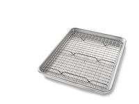 USA Pan 1604CR Quarter Sheet Baking Pan and Bakeable Nonstick Cooling Rack, Metal