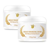 Increase Bust Size - Breast Enhancing Cream - Body Cream Vegan - 2 Jars(8oz)