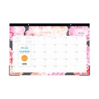 Blue Sky 2020 Monthly Desk Pad Calendar, Two-Hole Punched, Ruled Blocks, 17" x 11", Joselyn