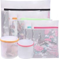 BAGAIL Mesh Laundry Bags Laundry,Blouse, Hosiery, Stocking, Underwear, Bra Lingerie, Travel Laundry Bag (7 Set)