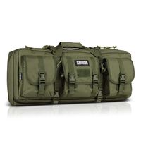 Savior Equipment American Classic Tactical Double Short Barrel Rifle Gun Case Firearm Bag - Suitable for Subgun Bullpups Carbine Shotgun SMG SBR AR AK Pistol, Available Length in 24" 28" 32"