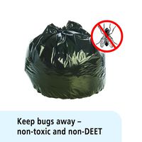 Stout by Envision P4045K20 Insect-Repellent Trash Garbage Bags, 45gal, 2mil, 40 x 45, Black (Box of 65)