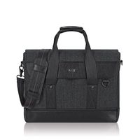 Solo Sullivan 15.6 Inch Hybrid Laptop Breifcase Messenger, Black
