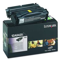 Lexmark High Yield Return Program Toner Cartridge, 12000 Yield (12A8425)