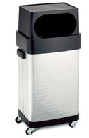Seville Classics 17-Gallon UltraHD Commercial Stainless Steel Trash Bin