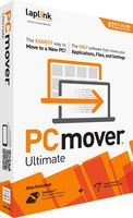 Laplink Software PCmover Ultimate 11 | Moves Your Applications, Files and Settings from an Old PC To a New PC. | Includes Ethernet Cable | 1 Use