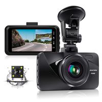 Dual Dash Cam Car Dashboard Camera Recorder FHD 1080P Front and Rear Cameras for Cars,Driving Loop Recording,3.0" IPS Screen 170°Wide Angle, G-Sensor, Night Vision, Motion Detection
