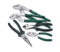 SATA 5-Piece Plier Set with Tongue-and-Groove (12-Inch and 10-Inch), Long-Nose (8-Inch), Diagonal (7-Inch) and Slip-Joint (6-Inch) Pliers - ST70001U
