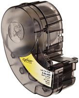 Brady X-84-499 IDXPERT 0.5" Height, 0.9" Width, B-499 Nylon Cloth, Black On White Color Label (250 Per Cartridge)