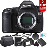 Canon EOS 5DS Digital SLR Camera 0581C002 (Body Only)- Starter Bundle (International Version) with 2 Year Seller Warranty