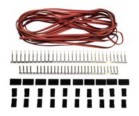Apex RC Products JR Style Servo Extension Kit W/ 10 Pairs of Connector Plugs & 15' 22Awg Servo Wire 1226